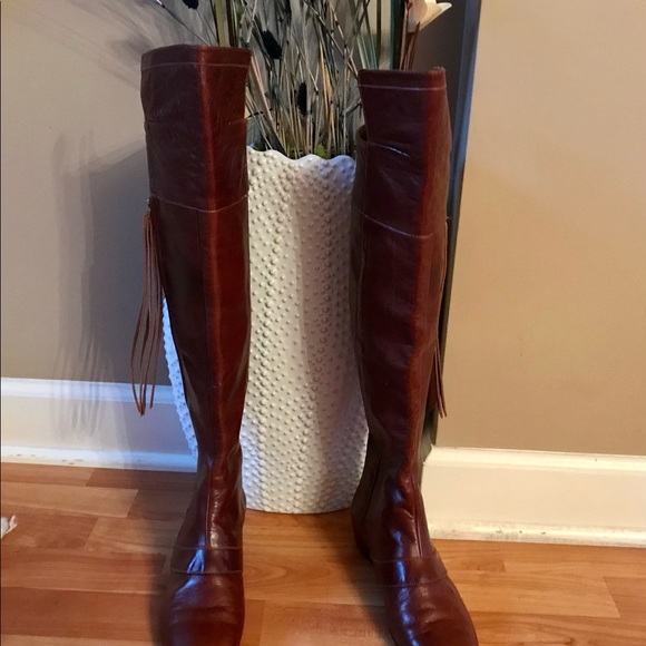 Shoes - Derek Lam 20 Crosby OTK Brown Boots